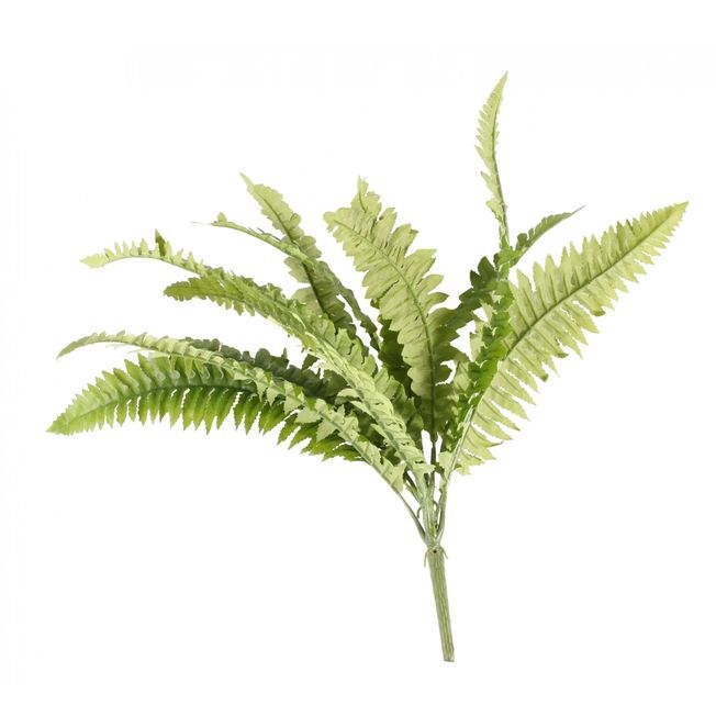 Artificial Boston Fern Bush 12lvs