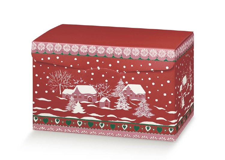 Box with Cover Red Village - Borgo Rosso Segreto