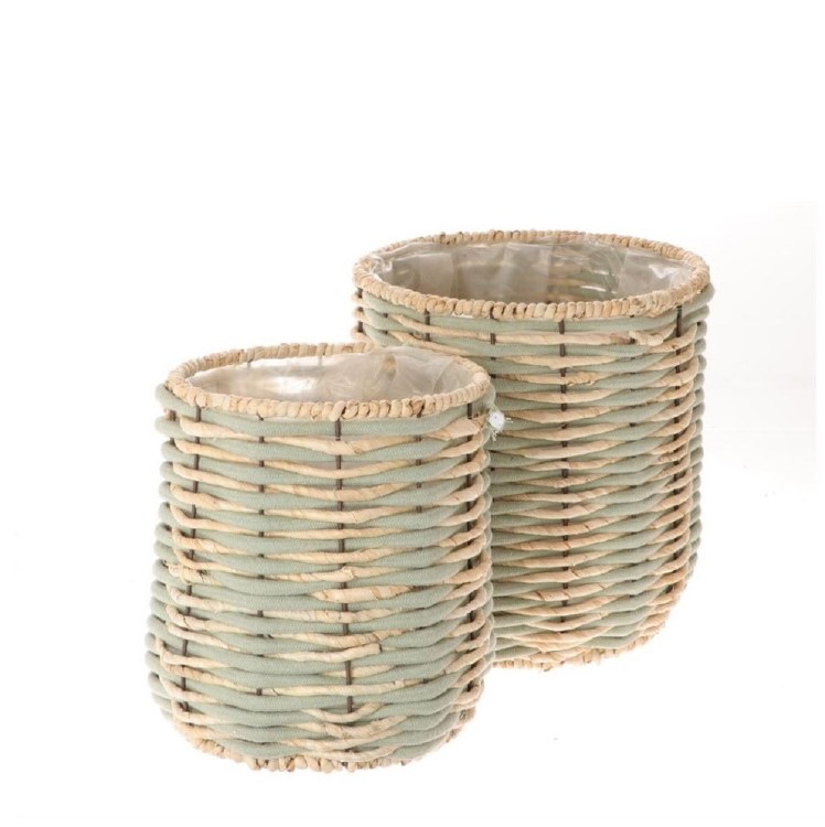 Basket Luna Sage Green Medium (26x21cm)