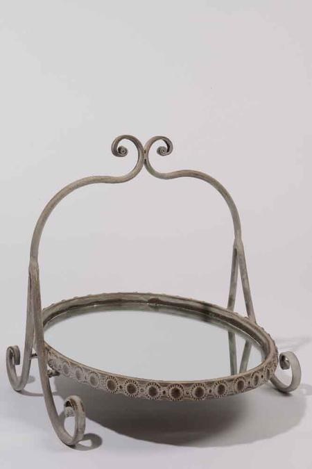 Metal Deco Stand Mirror