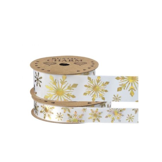 Ribbon Holographic Gold 32mm