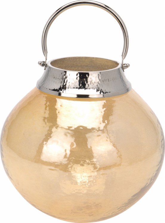 TEALIGHT HOLDER W HANDLE 19CM