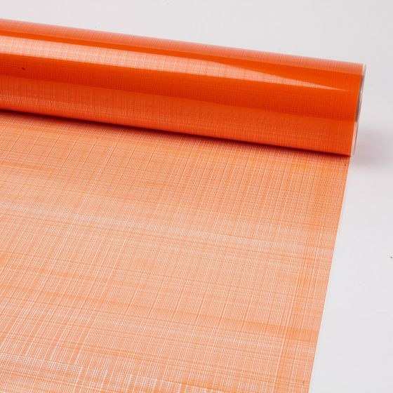 Cellophane Hessian Film Orange (80x100cm)