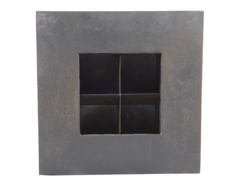 zinc wall cabinet for 4 plants