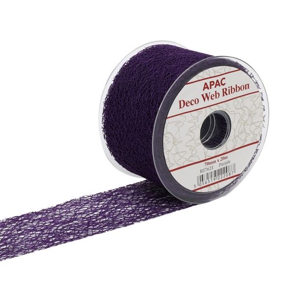 Web Ribbon 70mm Purple