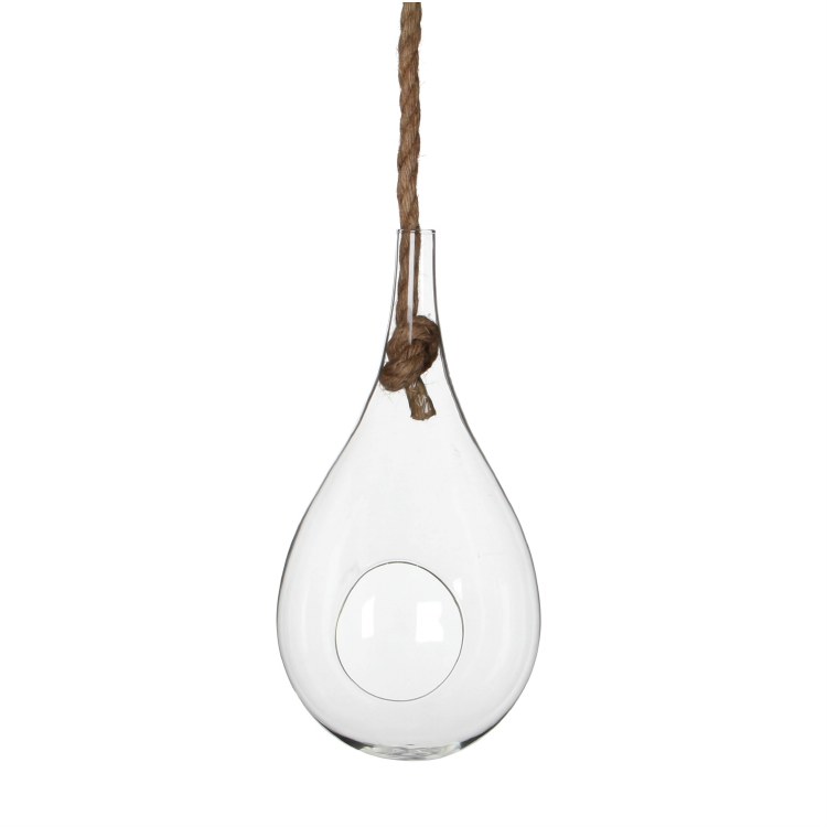 Deco glass drop transparent ha