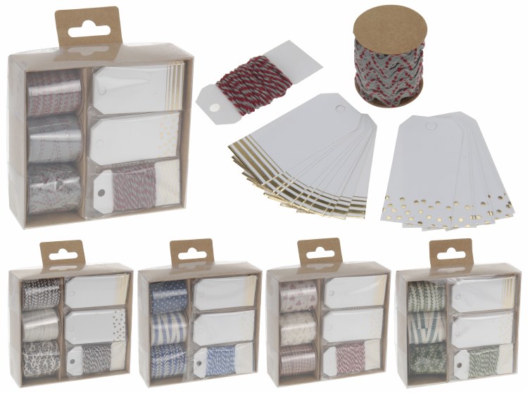 Wrapping decoration (set 6/5 assorted)