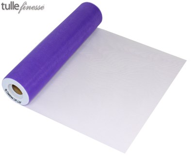 Tulle finesse (12inch x 25yards/Purple)