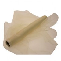 Organza Fabric Roll Cream (40cmx9m)