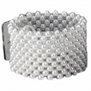 Large Pearl Bracelet White (4cm)