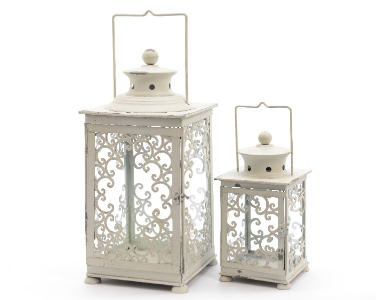 Metal Lantern Ornaments Set/2