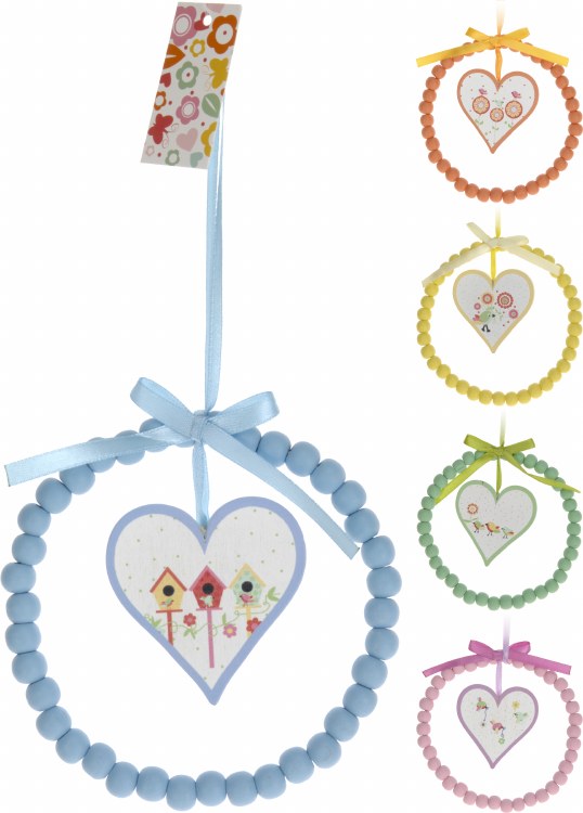 HANGING DECO BEADS 11CM 6ASS