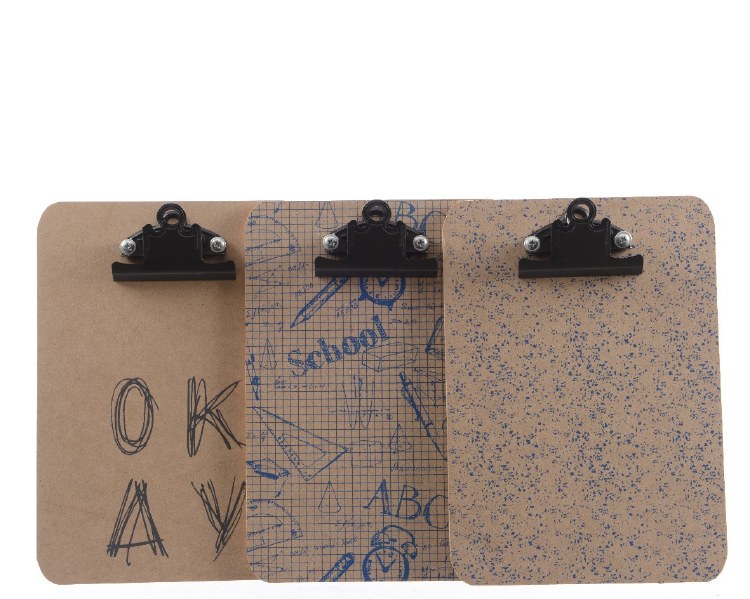 MDF wooden clipboard 3ass