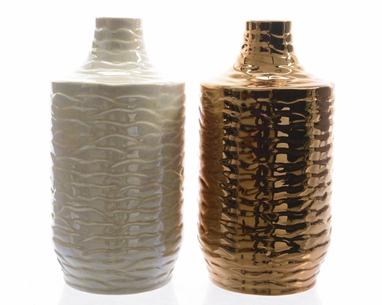 porc vase pearlized 2col ass