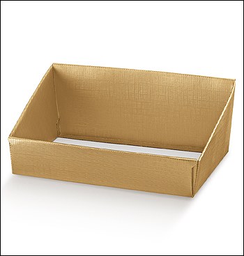 Gold Tray Silk - Vassoio Seta Oro (50x37.5x16cm)