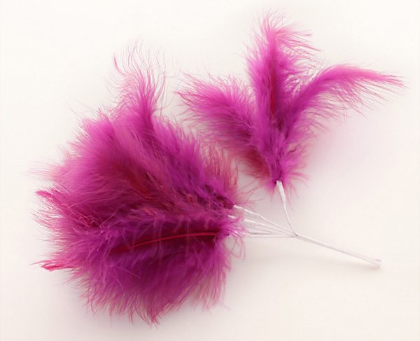 Fluff Feathers Plum