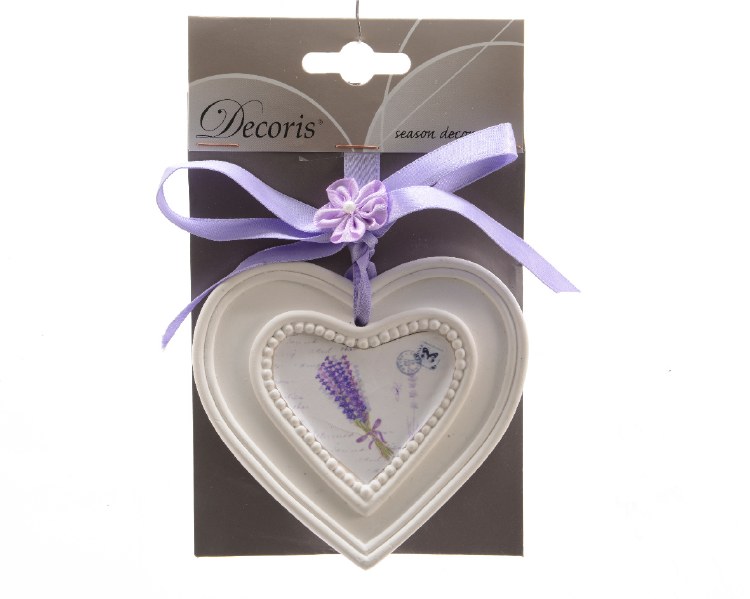 MDF wooden heart with hanger