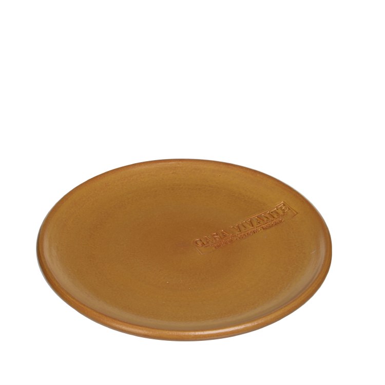 PLATE ROUND VIDA D30 OCHRE