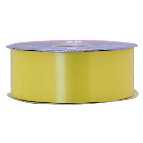 Poly Ribbon Satin Yellow (4.8cm x 91m)