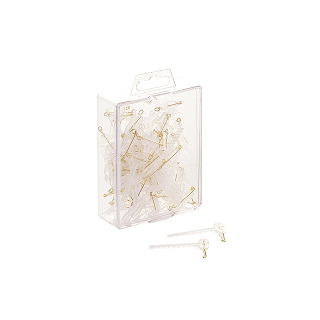 Corsage Clips Clear (50 Box)