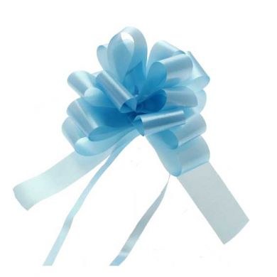 Pull Bow 30mm Baby Blue