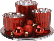 TEALIGHTHOLDERS 10PCS RED