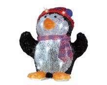 LED acryl penguin w hat out GB