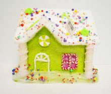 Gingerbread snow house Green