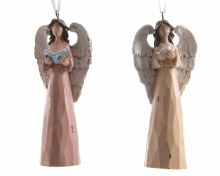 poly angel w hanger wood 2ass