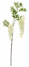 Artificial Wisteria White 2 Head 90cm