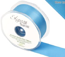 Double Faced Satin 38mm Turquoise