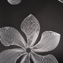 Flower stencil design paper (70cm x 50m/Black)