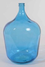 Recycled glass XL bottle vase