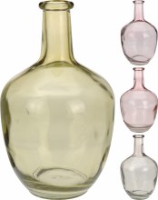 Glass Bottle Decor Assorted Colors (16x26cm)
