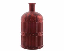 glass bottle matt with relief