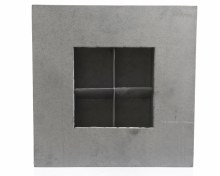 zinc wall cabinet for 4 plants