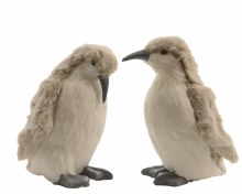 foam penguin with pluche 2ass