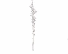plastic icicle with hanger