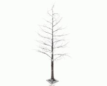 LED Xmas tree w snow outd GB