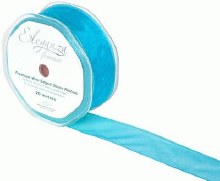 Finesse wired ribbon (32mm x 20m/Turquoise)