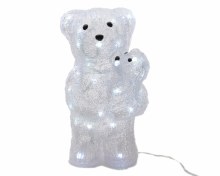 LED acryl t-bear w baby out GB