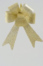 Plastic Bow w.Glitter 45cm