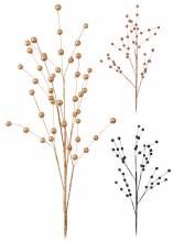 BRANCH MINI FRUITS 80CM 3ASS