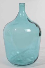 recycled glass XL bottle vase