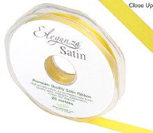 Double Faced Satin 10mm Yellow