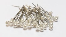 Pearl Pin 6mm White