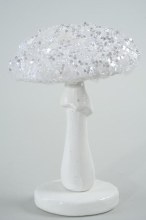 Foam Mushroom with Glitters