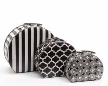 Canvas suitcase Assorted Set/3