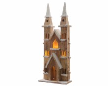 LED wooden cathedral ind bo n