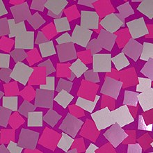 Squares design paper (80cm x 50m/Pink)